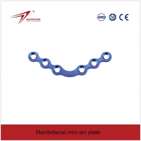 Maxillofacial Mini 120° Arc plate. 120-გრადუსიანი თაღისებური ფირფიტა